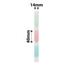 NB293 - - D11 D101 D110 H1S - 14X40MM - 160 Stationary Arrow Shape Colour Labels