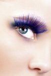 Blue Glitter Eyelashes