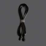 2M Extension Cord For Plug-in Festoon Bulb String Lights - 220-240V Black