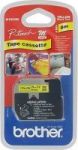 Brother MK-621B P-touch Non-laminated Tape Black On Yellow 9MM X 8M