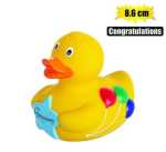 Baby Bath Vinyl Congrats Duck 8.2CM