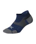- Vectr Cushion No Show Socks - Blue & Grey