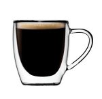 Glass Double Wall Espresso Cup 80ML Each