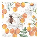 Serviette - Honeycomb 33X33CM