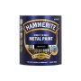 Direct To Rust Metal Paint Hammerite Smooth Black 1L