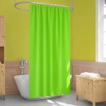 Waterproof Shower Curtain For Bathroom - Black