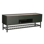 Everfurn Borden Tv Stand 1500MM Melamine Powder Coated Steel 2X Cupboards Drawer Storage