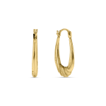 Yellow Gold Creole Earrings