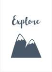 Explore - Acrylic Wall Print - 600MM X 600MM