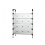 4-TIER Flip-door Dustproof Shoe Rack