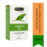 Live Natural Camphor Oil Kapur Ka Tel 30ML - Skin Care For External Use Only - 30ML