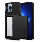 Spigen Iphone 13 Pro Max Premium Slim Armor Card Case Black