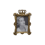 Photo Frame With Crown 14.478CM - Gold