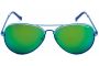 Lacoste White Blue L166SA-105-61 Sunglasses