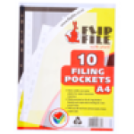 A4 Filing Sleeves 10 Pockets