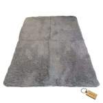Smte Luxurious Fluffy Carpet: Softness And Style For Your Space With Smte Keyring Grey With Keychain