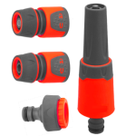 Spray Nozzle Set Adjustable 4 Pce