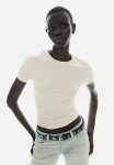 Fitted T-Shirt - Light Beige
