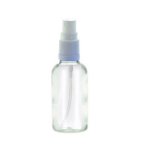 50ML Clear Glass Aromatherapy Bottle With Spritzer - White 18 410