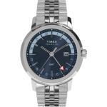 TIMEX Marlin Quartz Gmt Stainless Steel Bracelet Watch