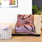 Khotso - Mojalefa Brown pink peacock - 110 X 130 Cm MINI