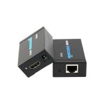60M HDMI Extension Adapter Transmitter Receiver By Cat 5E 6