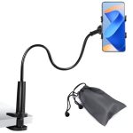 Gooseneck Phone Holder With Clamp Mount For Phone Holder For Bed 360 Adjustable Clamp Clip With Phone Stand For Bed desk For All