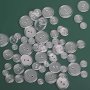 10PCS In 4 Sizes: Transparent Small Sewing Buttons With Two Holes Suitable For Clothing And Diy Crafts - Resin Material Clear Color