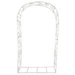 Gazebos & Arches White Archmetal Flowers Excluded 1380 W 2350 H