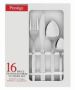 Prestigio Prestige - 16 Piece Boxed Cutlery Set - White