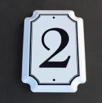 2 Enamel Plaque – 16X11CM