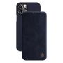 Qin Series Leather Card Cover For Apple Iphone 12 Pro Max Blue