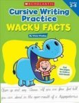 Cursive Writing Practice: Wacky Facts Paperback