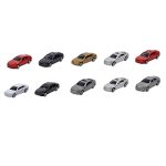 Loveindiy 10 87 Ho Scale Model Car MINI Vehicle Racing Car Parking Scenery Street Layout Table Diorama Decoration Accessories