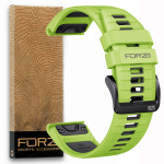 Elite 22MM Easyfit Two-tone Watch Strap - Garmin - Lime black