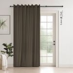 Ready Made Eyelet Blockout Curtain Dark Grey - 265X160