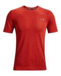 Men's Ua Seamless Fade Short Sleeve - Radiant Red LG