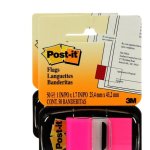 3M Post-it Flag Neon Pink 50 Flags Per Pack