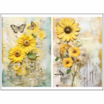 Tear Resistant Deco Print Sunflower Journal