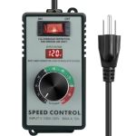 Ac Motor Speed Controller 120V 15A Variable Speed Controller & Fan Speed Controller Electronic Voltage Regulator For Resistive L