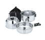 Camping Cookware Kit Outdoorstainless Steel Cooking Set - Kettle Pan & Pot