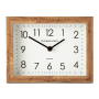 @home Desk Clock Thomas Kent Walnut 16X21CM