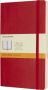 Moleskine Expanded Large Ruled Softcover Notebook - Scarlet Red