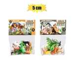 Animals Farm wild 13PC 5CM Asstd Marketplace Brits Bros