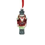 Nutcracker Glass With Grey Hat 6X4X14CM