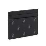 Polo Iconic Small Card Holder In Black - Black Onesize