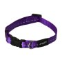 Rogz Utility Small 11mm Nitelife Dog Collar - Purple Reflective