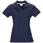 Ladies Backhand Golf Shirt Navy