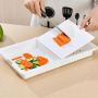 Fine Living Kitchen Cutting Board With Drainer White