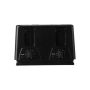Black Adjustable Temperature 4 Slice Toaster